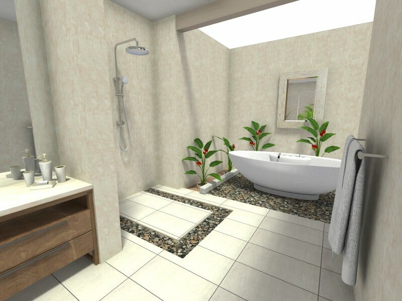 Zen bathroom style 1