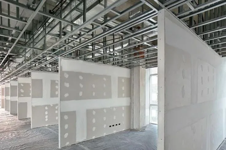 Gypsum Partition Work Gypsum partition work