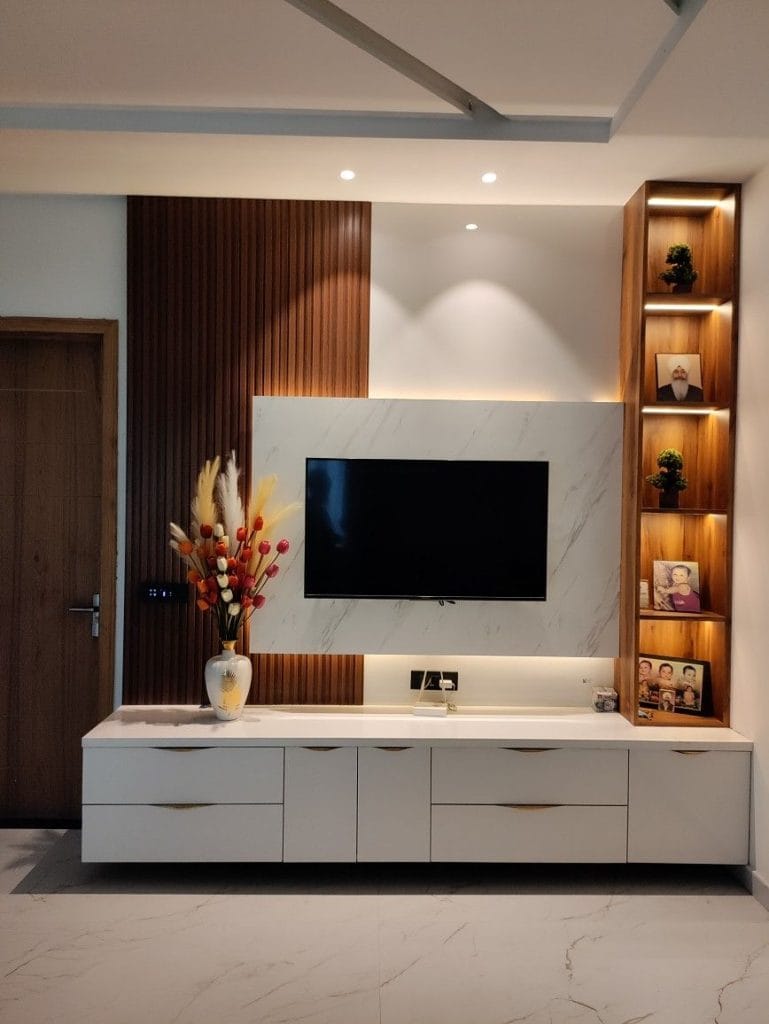 Pvc wall panel design for living room@ 9100142231