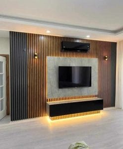 PVC Wall Panel For TV Room