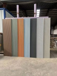 WPC Wall Panel Fluted Alkapuri Hyderabad Telangana