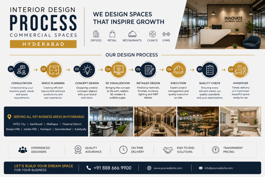 Commercial Interior Designers in Hyderabad